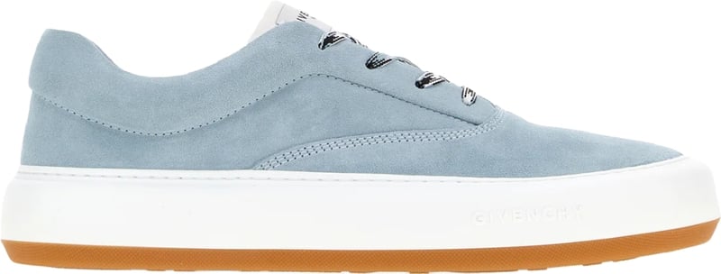 Givenchy Men's New City Light Blue Suede Sneakers