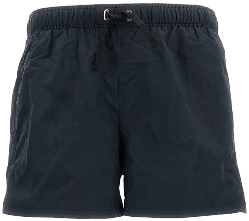 Nylon Swim Shorts with Adjustable Drawstring