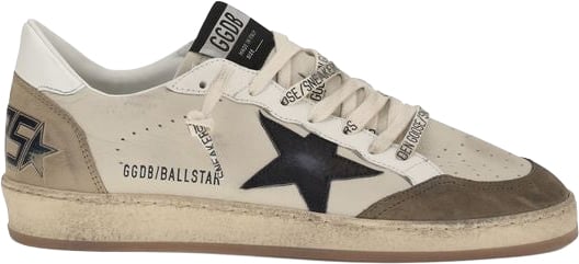 Golden Goose White Calf Leather Bos Taurus Low Top Sneakers