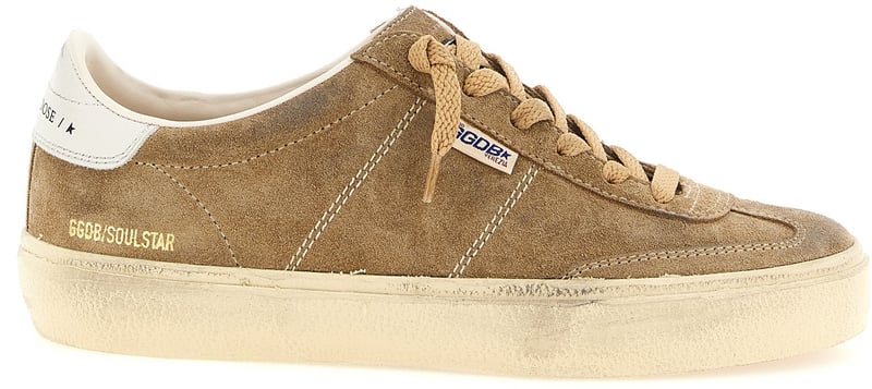 Golden Goose Brown Cowhide Low Top Sneakers