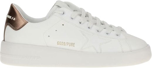 Golden Goose White Calf Leather Bos Taurus Low Top Sneakers