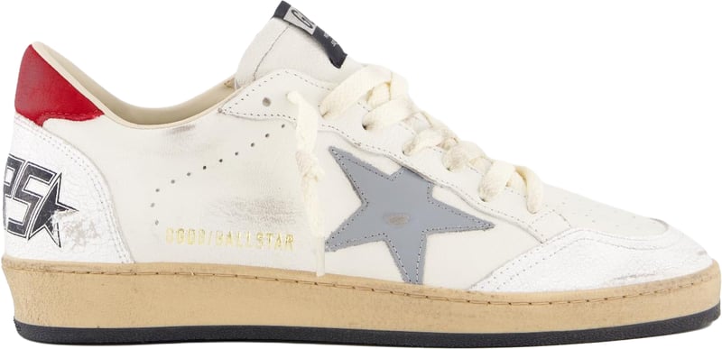 Heren Ball Star Sneaker Wit/Grijs