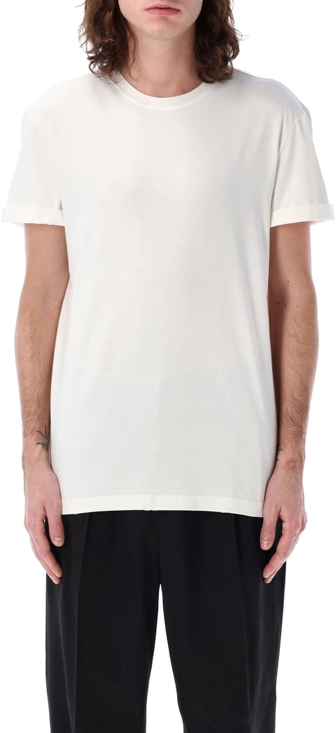 Tshirt Distressed Bianco