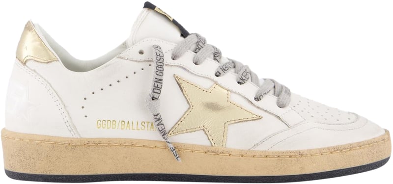 Dames Ball Star Sneaker Wit/Goud