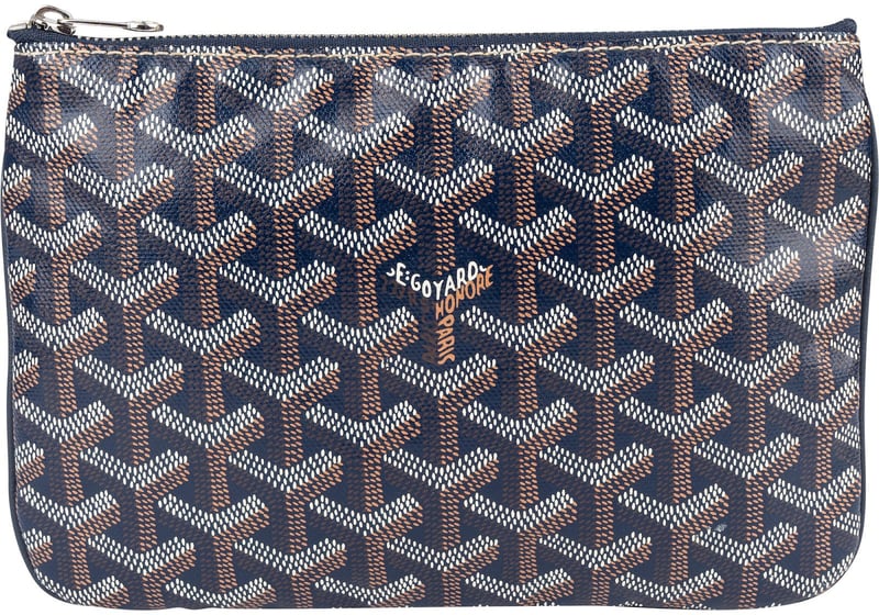 Goyard Monogram Goyardine Canvas Senat PM Clutch