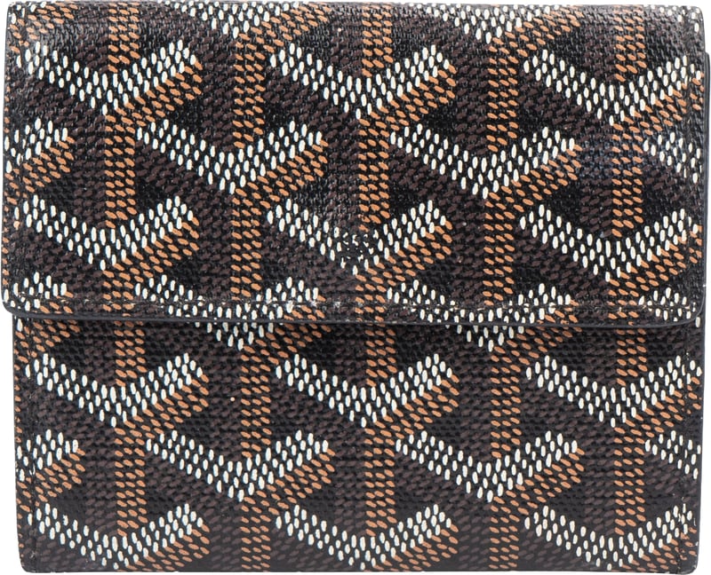 Goyard Goyardine Monogram Bifold Card Holder Wallet