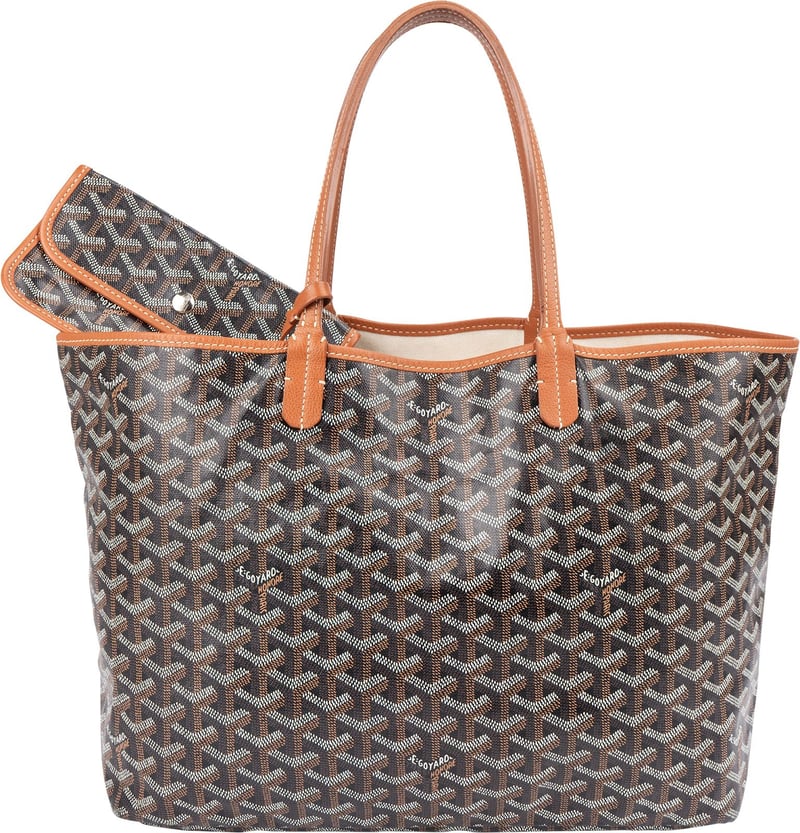 Goyard Goyardine Monogram Saint Louis PM Handbag