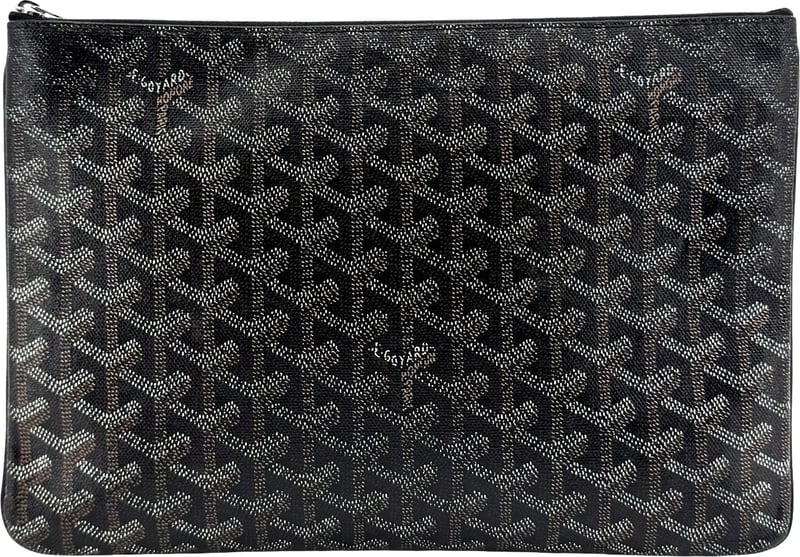Goyard Senat Zip Coated Canvas MM