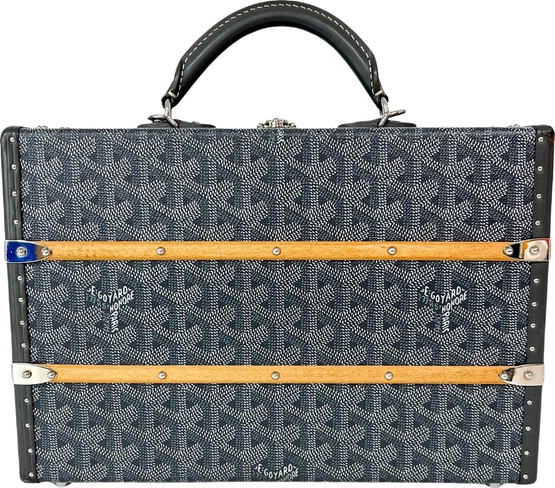 Goyard Grand Hotel Trunk Coated Canvas PM