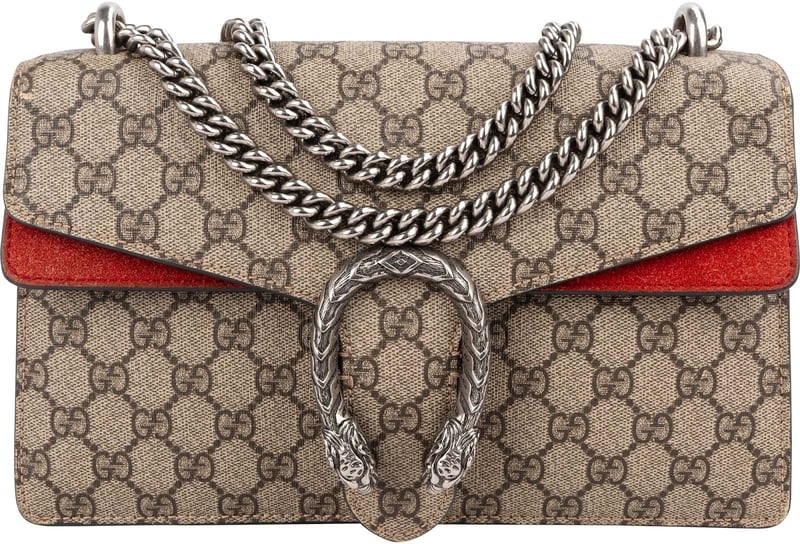 Gucci Monogram GG Supreme Canvas Dionysus Shoulder Bag