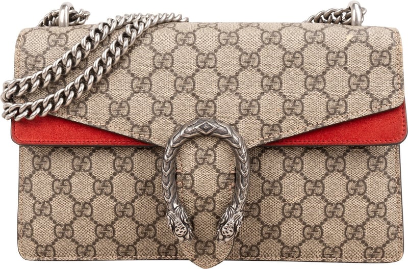 Gucci Monogram GG Supreme Canvas Dionysus Shoulder Bag