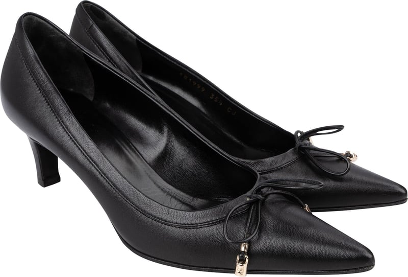 Gucci Black Leather Pumps (35,5)