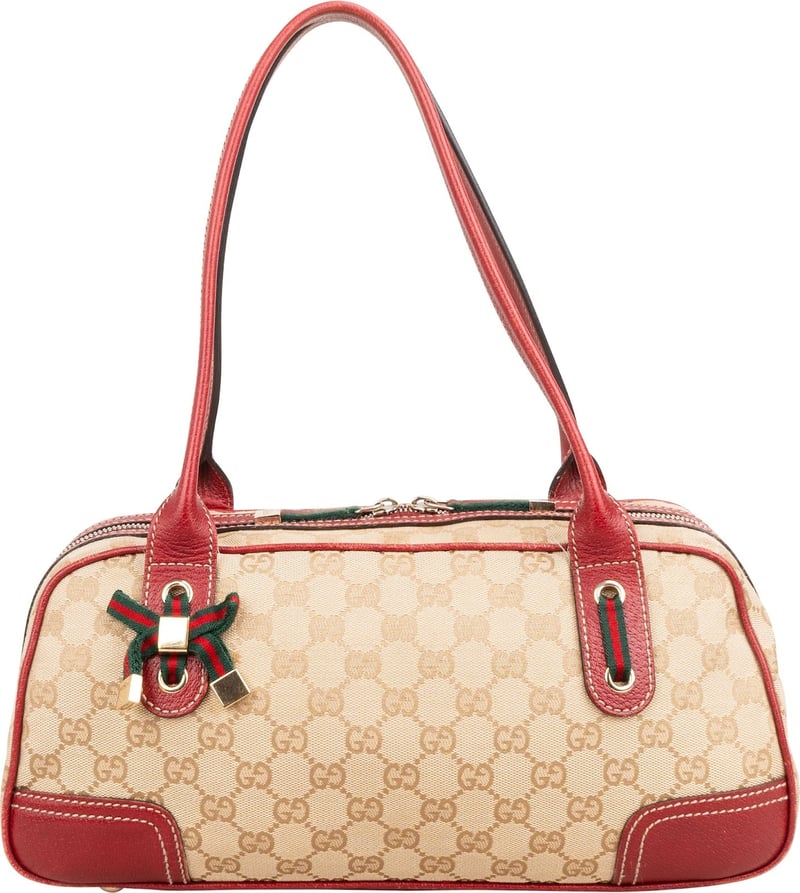 Gucci Monogram GG Canvas Princy East West Shoulder Bag