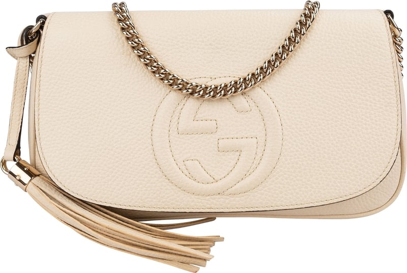 Gucci Leather Soho Chain Shoulder Crossbody Bag