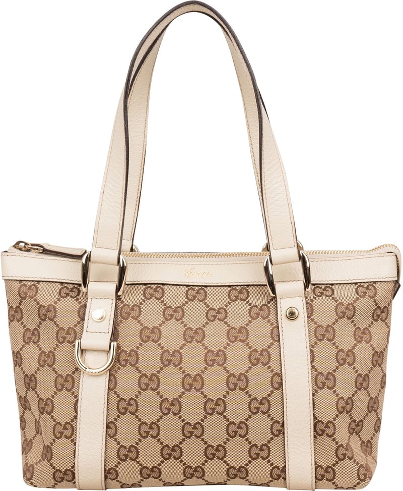 Gucci Monogram GG Canvas Abbey Small Tote Shoulder Bag