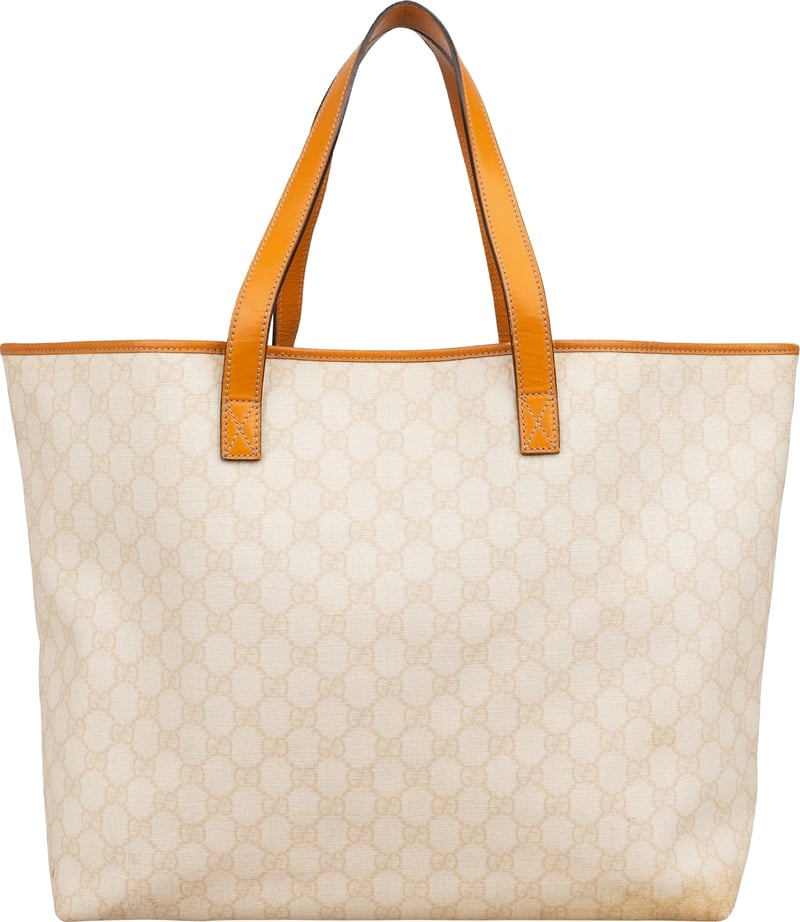 Gucci Monogram GG Canvas Tote Shoulder Bag