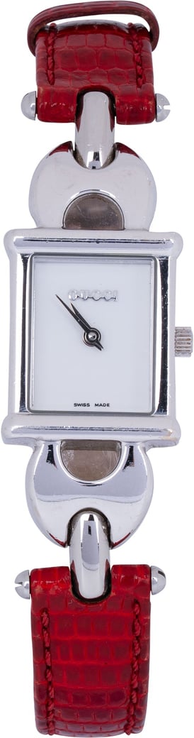 Gucci Silver Tone 1800L Horsebit Women Watch