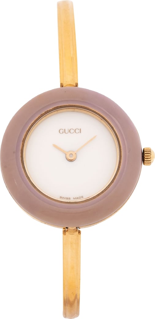Gucci Gold Tone Change Bezel 11/12.2 Women Watch