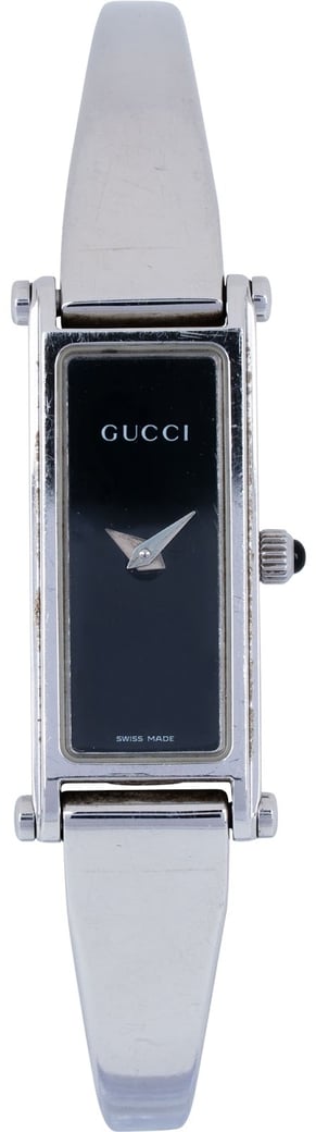 Gucci Silver Tone 1500L Bangle Watch