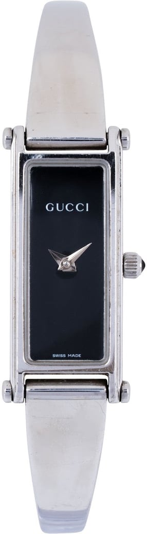 Gucci Silver Tone 1500L Bangle Woman Watch
