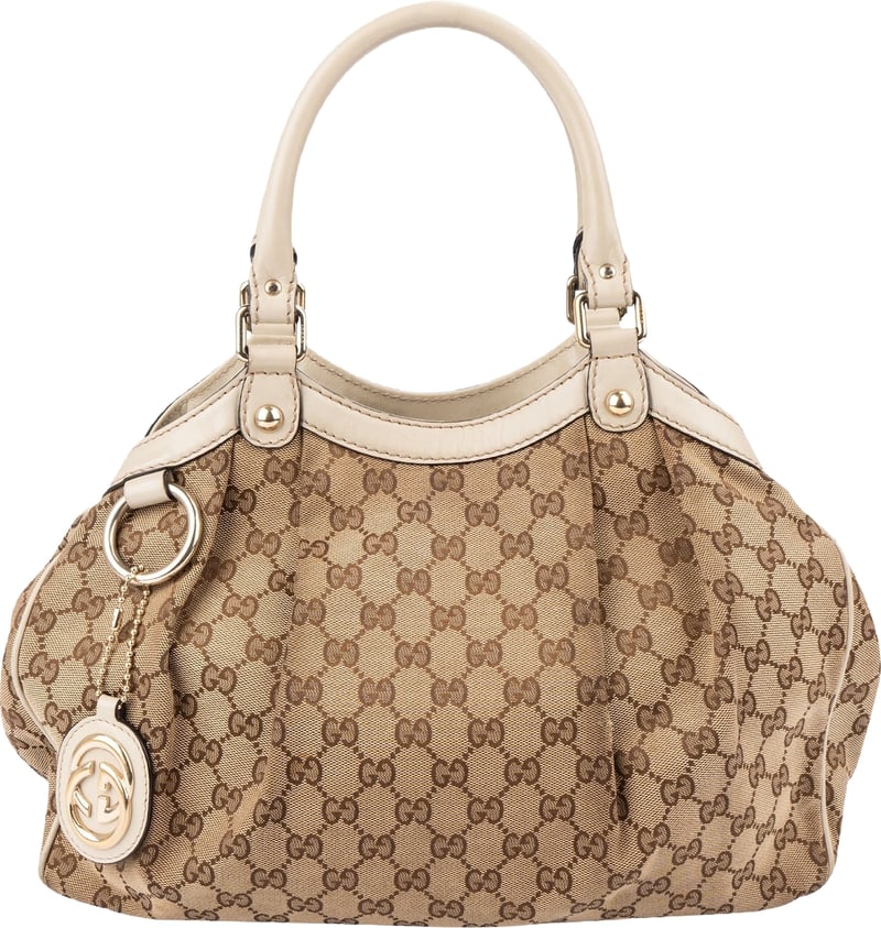 Gucci Monogram GG Canvas Sukey Handbag