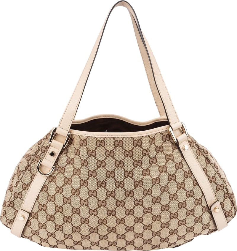 Gucci Monogram GG Canvas Abbey Shoulder Bag