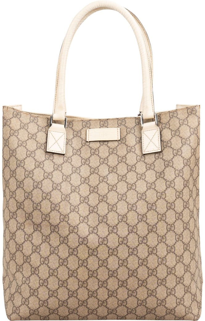 Gucci Monogram GG Supreme Tote Handbag