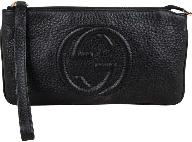 Gucci Soho Leather Wallet Pouch Bag