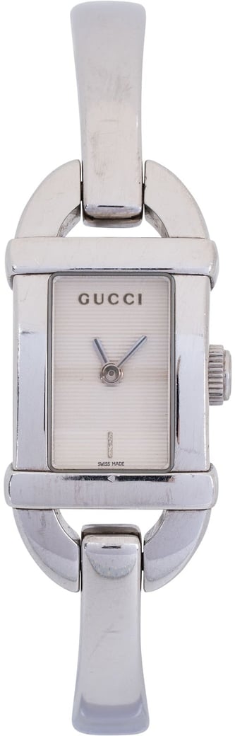 Gucci Silver Tone 6800L Woman Watch