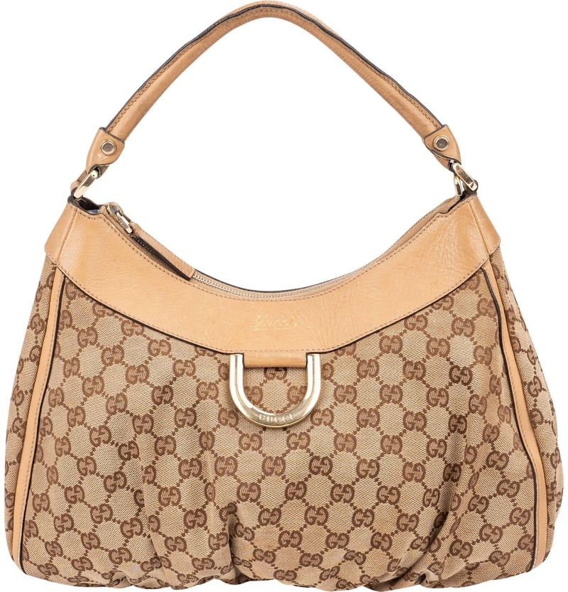 Gucci Monogram GG Canvas Abbey D-Ring Shoulder Bag