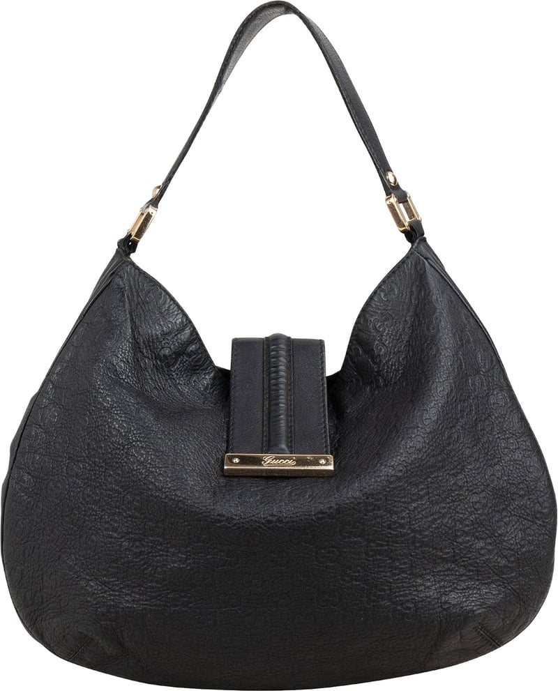 Gucci Grained Guccissima Leather Hobo Shoulder Bag