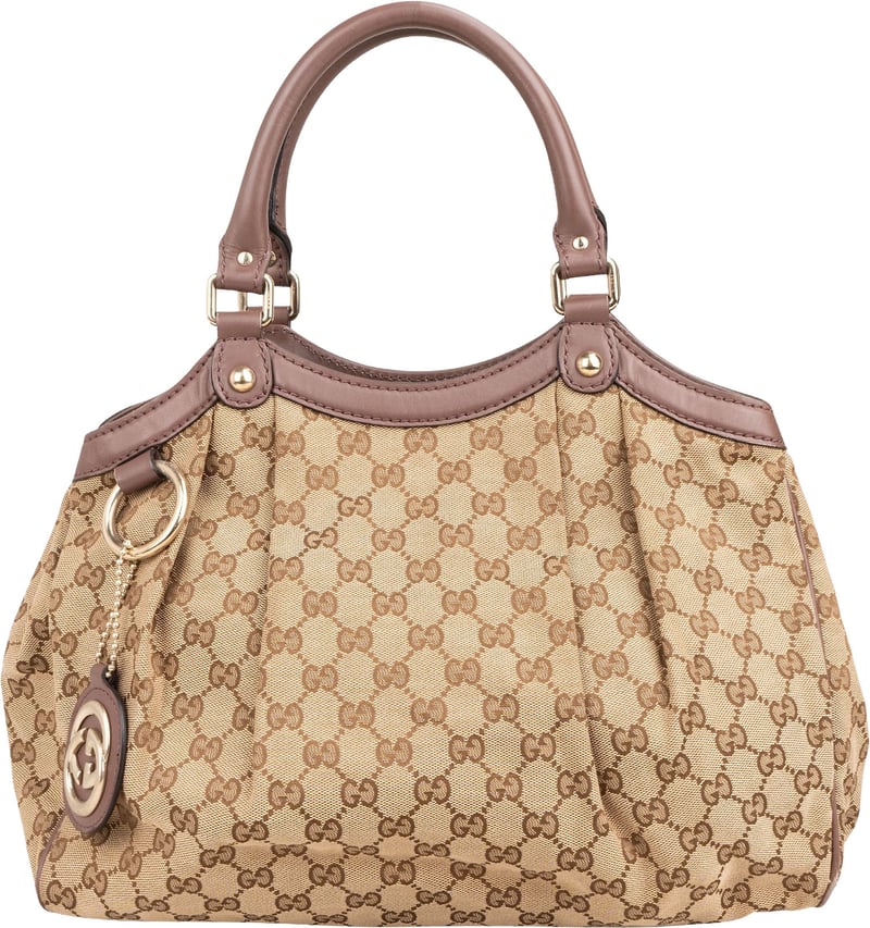 Gucci Monogram GG Canvas Sukey Handbag