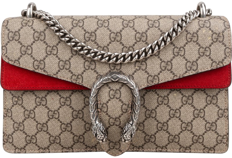 Gucci Monogram GG Supreme Canvas Dionysus Shoulder Bag