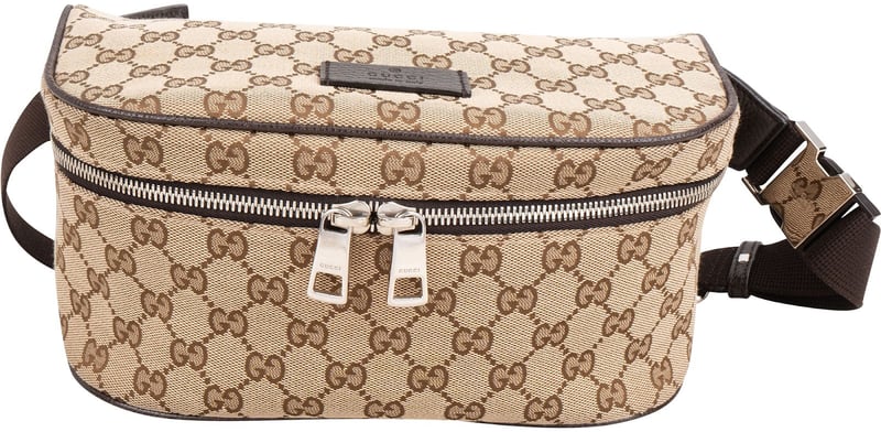 Gucci Monogram GG Canvas Case Belt Crossbody Bag
