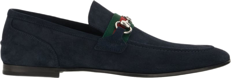 Gucci Blue suede loafers