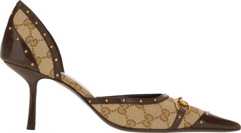 Gucci Original GG fabric Savoy pumps