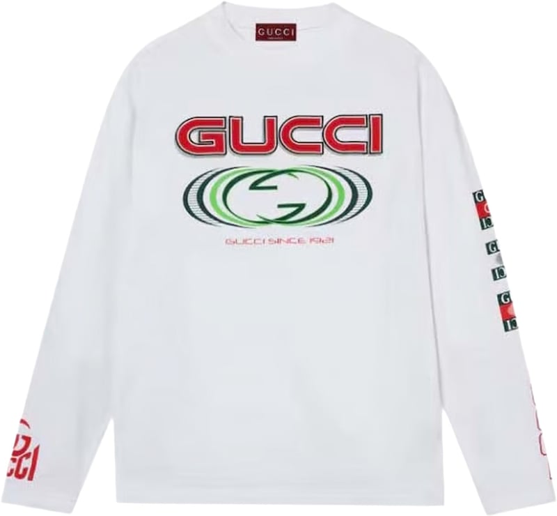 Gucci Jersey Longsleeve 'Wit'