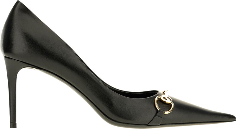 Gucci Black leather pumps