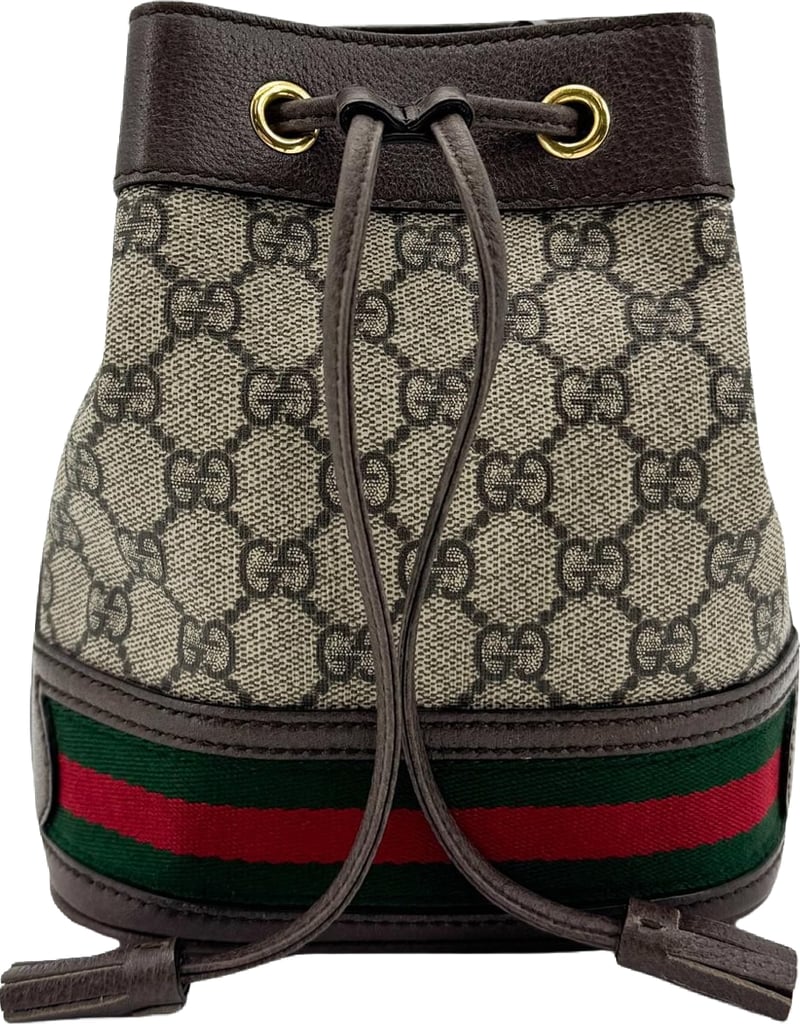 Gucci Ophidia Bucket GG Coated Canvas Mini