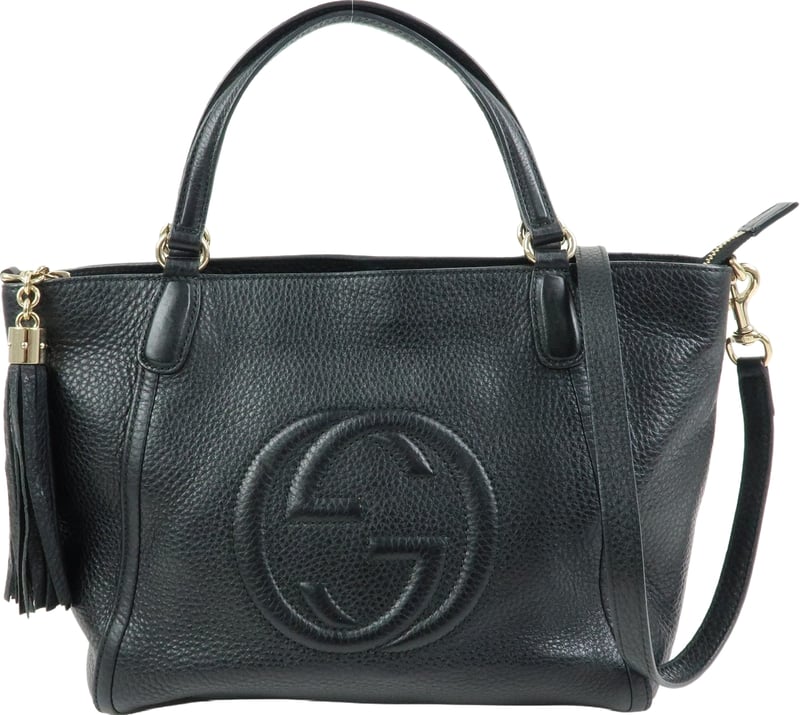 Gucci Soho Convertible Top Handle Leather Small
