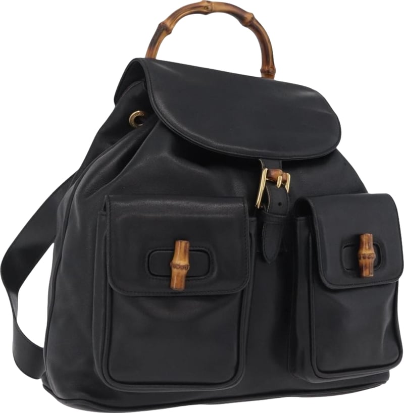 Gucci Vintage Bamboo Leather Medium