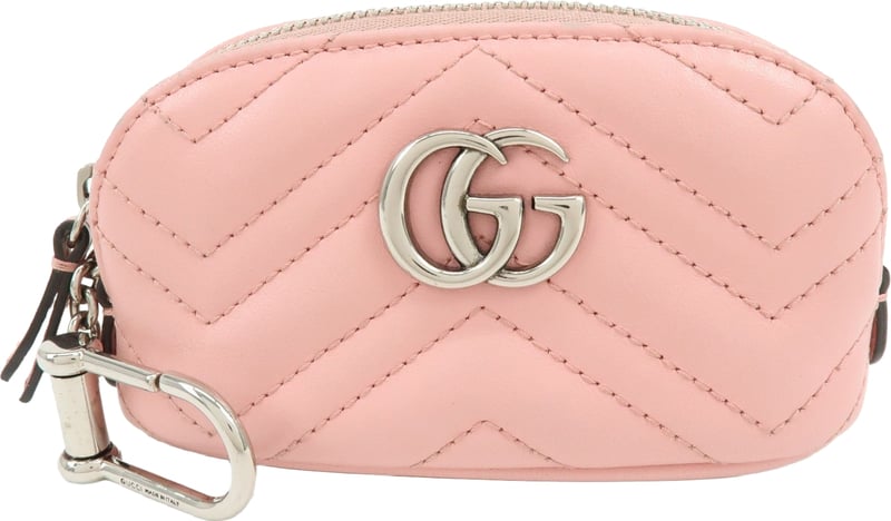 Gucci GG Marmont Key Matelasse Leather