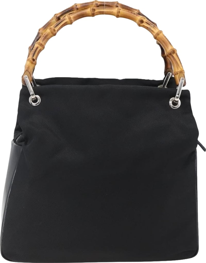Gucci Vintage Bamboo Handle Tote Nylon