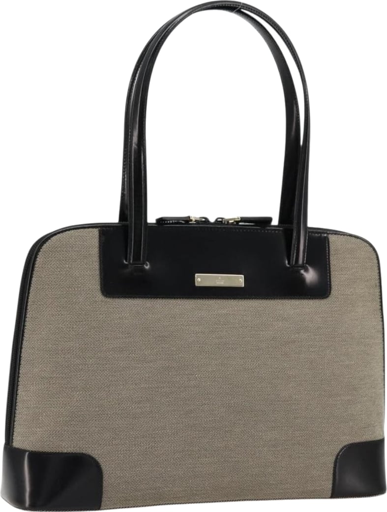 Gucci Open Tote GG Canvas and Leather Medium