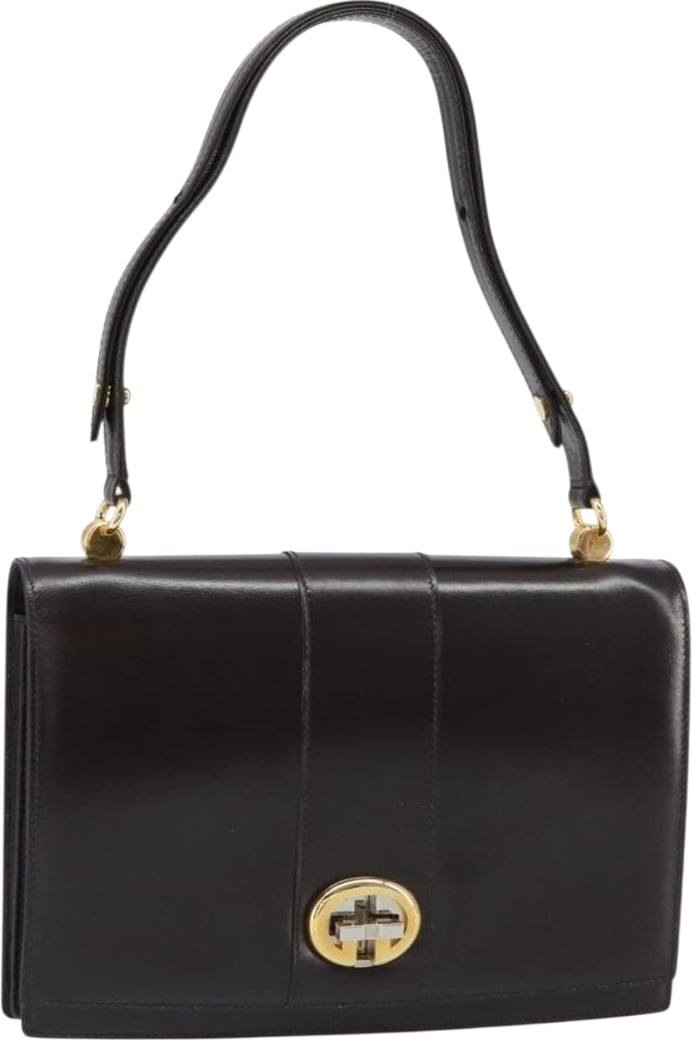 Gucci Vintage GG Canvas and Leather Small