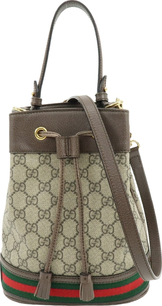 Gucci Ophidia Bucket GG Coated Canvas Small