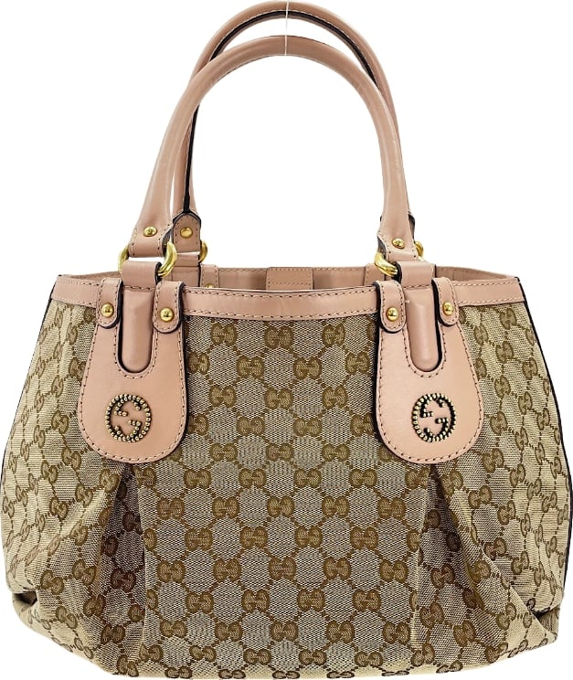 Gucci Scarlett GG Canvas with Leather Large