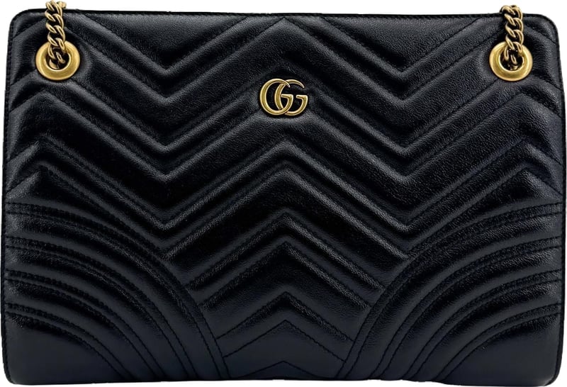 Gucci GG Marmont Accordion Matelasse Leather Medium
