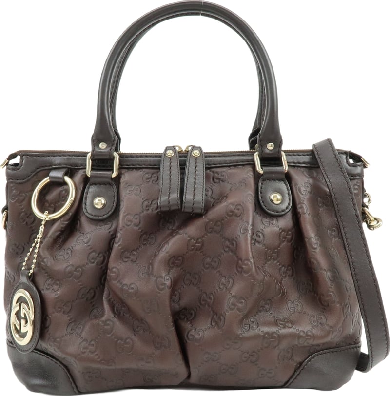 Gucci Sukey Top Handle Satchel Guccissima Leather Medium