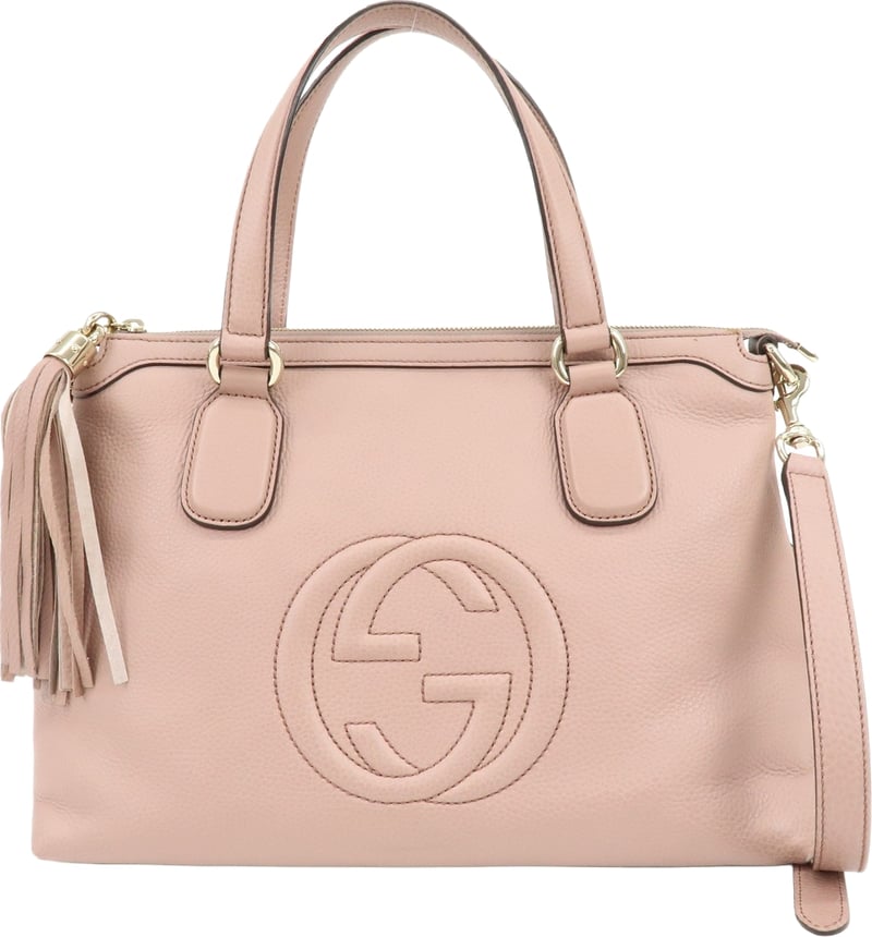 Gucci Soho Convertible Soft Top Handle Leather